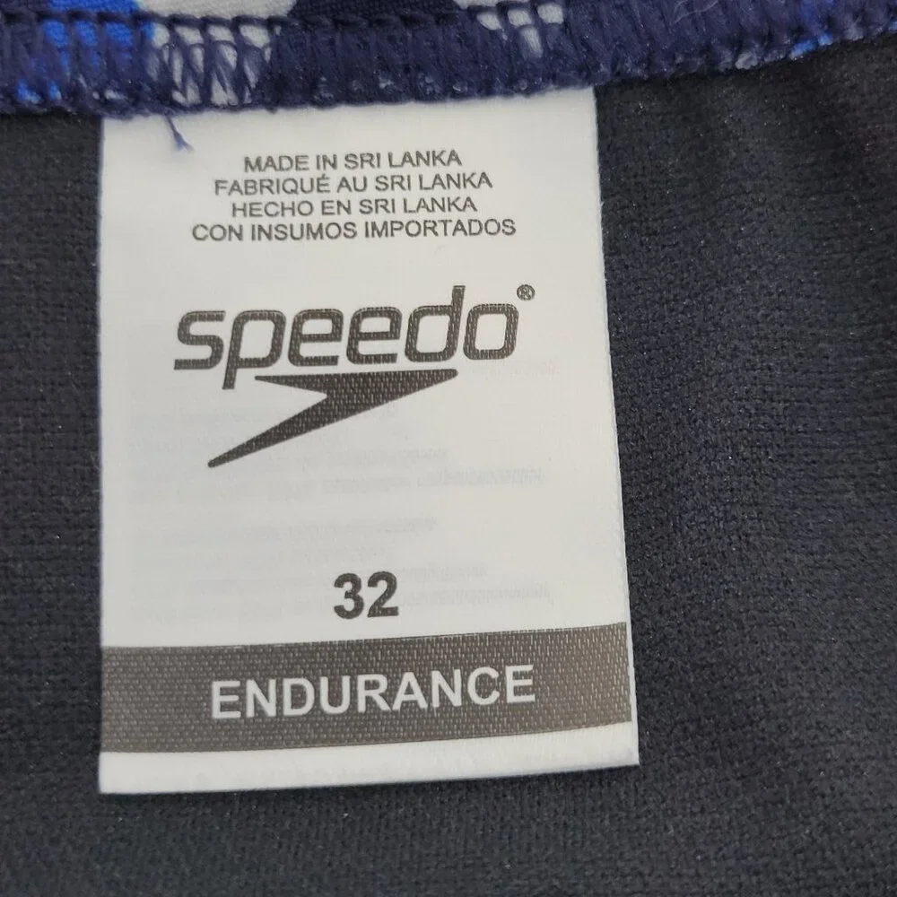 Speedo Swim Briefs Men Size 32 Overdrive‎ True Cobalt Competitive Swimsuit Stars